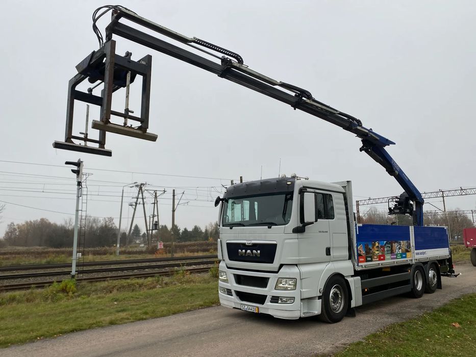 MAN TGX 26.440 6x2  Mały przebieg 298500 km, Książka Serwisowa, Duży dzwig, Euro 5,