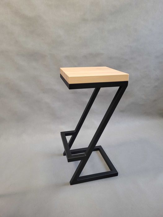 STELAŻ Hoker, krzesło Loft, wysoki taboret stalowy