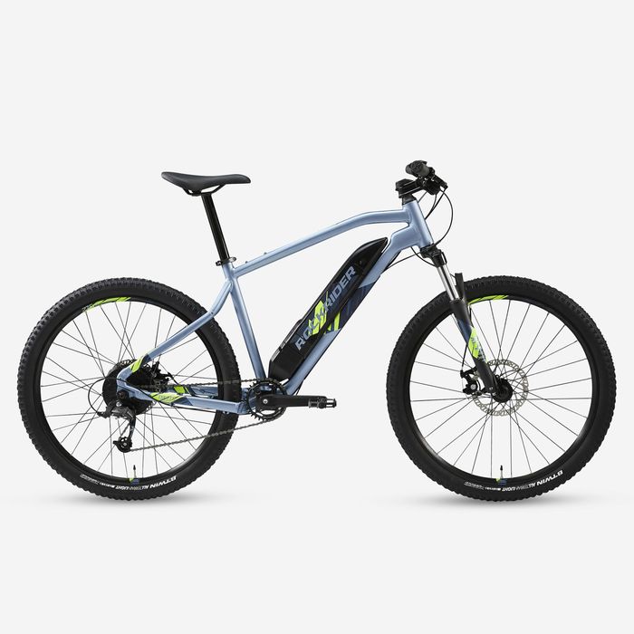 Bicicleta BTT Elétrica Semirrígida 27,5" E-ST 100 AZUL