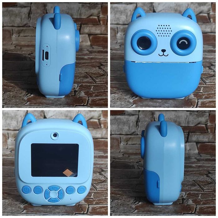 Дитячий фотоапарат S5 / Миттєвий друк / Карта пам'яті 32 Гб