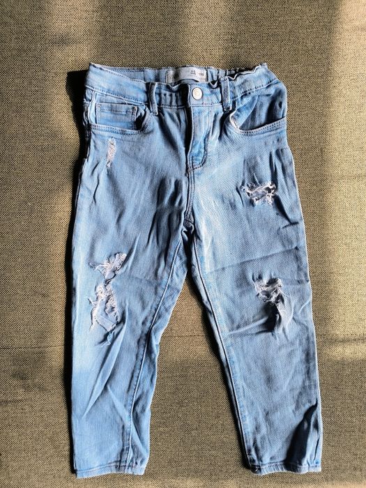 Spodnie jeansowe Zara dla dziewczynki 110cm
