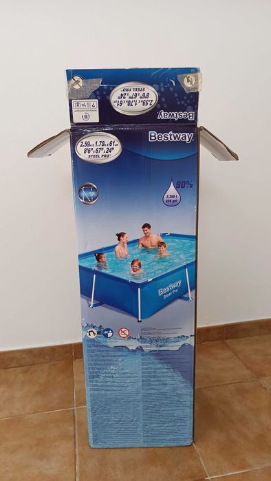 Piscina + bomba + outras ofertas