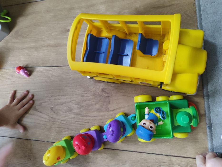 Cocomelon JJ pociąg autobus koła autobusu zabawka