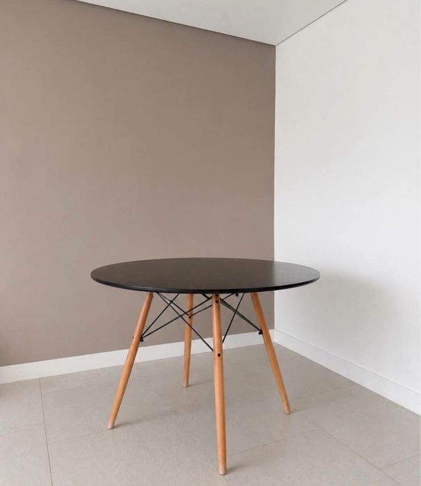 Mesa de jantar redonda 120 cm diâmetro e 75cm altura