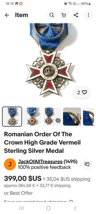 Medalha Militar antiga