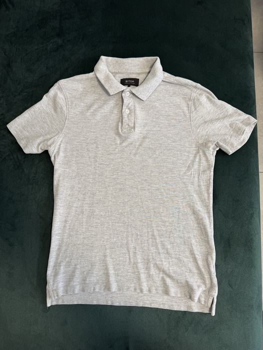 Koszulka polo Bytom jasnoszara, rozmiar S