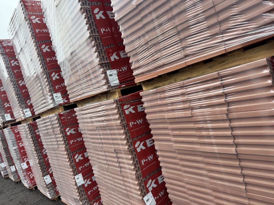 Pustak ceramiczny 25 PW porotherm bloczek beton h+h Glika  Termoton  Keram Leier