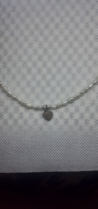 Колье чокер речной жемчуг натуральный