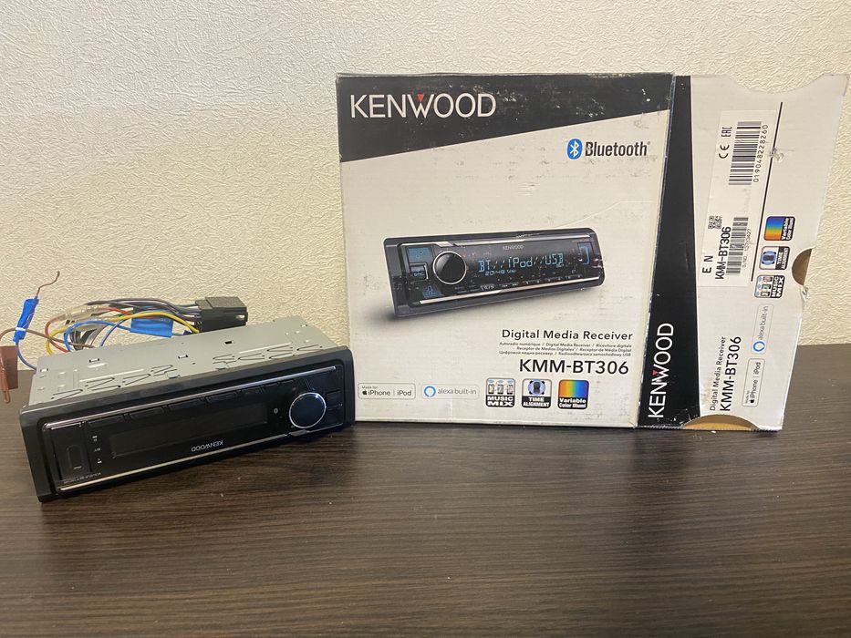 Автомагнітола KENWOOD  KMM-BT306