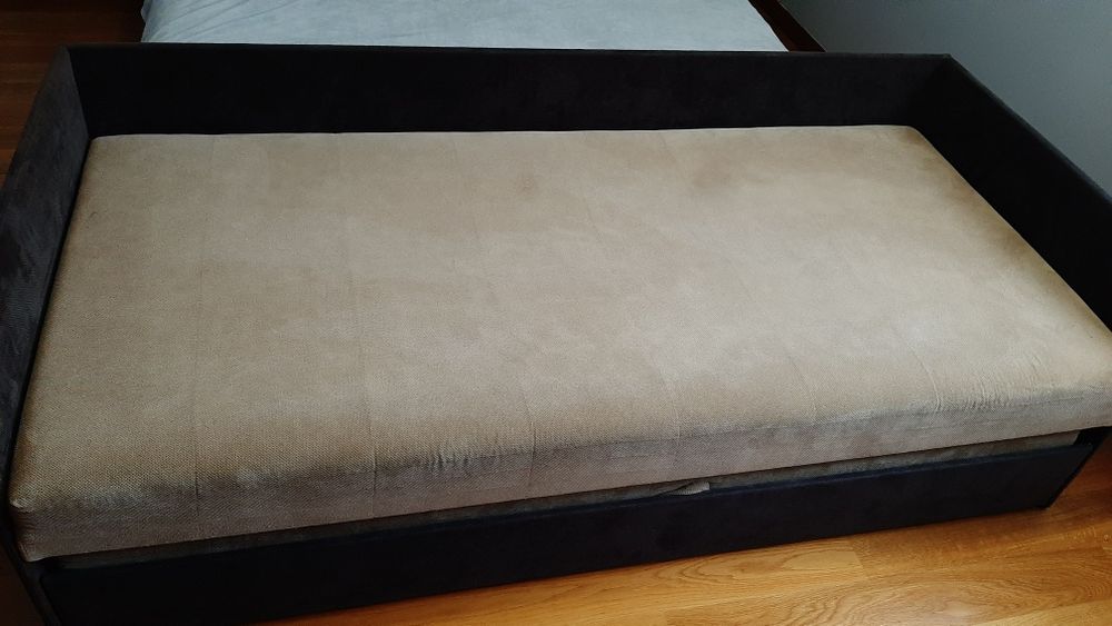 Łóżko wysuwane podwójne 90x200 BRW brazowe
