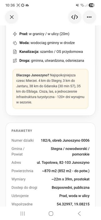 Dzialka budowlana nad morzem - Widok 3