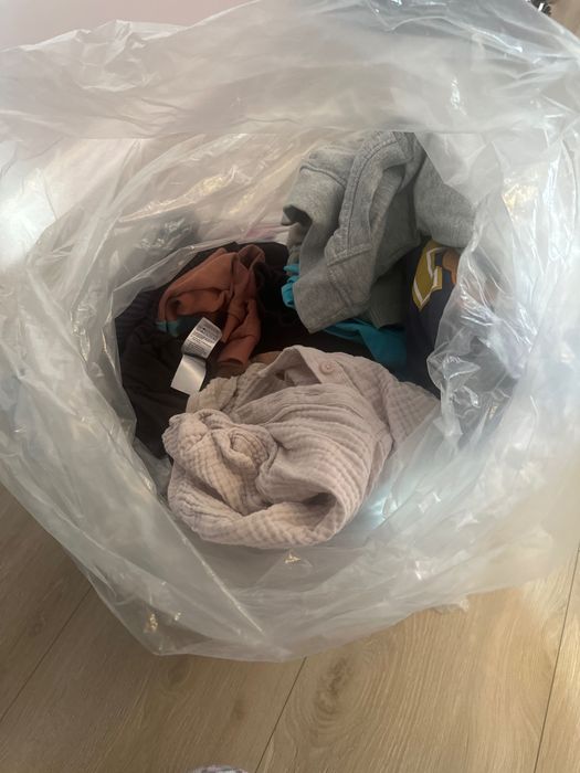 Wór ubranek dla chłopca Tylko osobisty odbiór