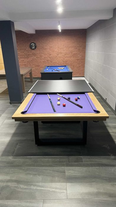 Stół Bilardowy BERGAMO 6 ft z siatkami sznurkowymi