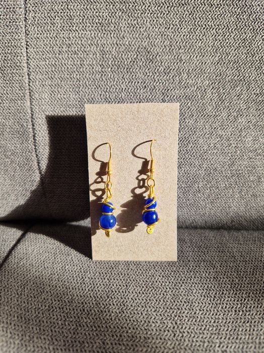 Ręcznie wykonane kolczyki wiszące handmade