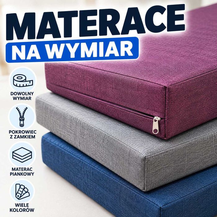 Materac Piankowy na Wymiar – Dowolny Rozmiar Producent GARMAT