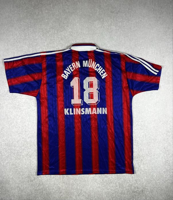 Koszulka klubowa Adidas Fc Bayern Munchen 1995/1997 18 Klinsmann XL Vintage