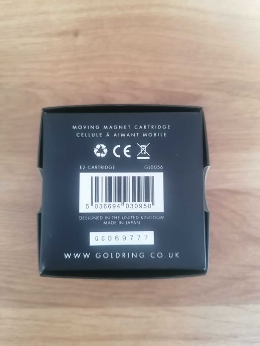 Célula MM Goldring E2 para gira discos