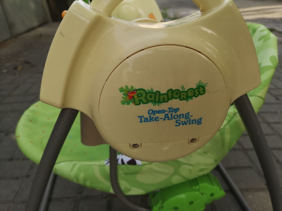 Bujaczek z pozytywką fisher Price rainforest
