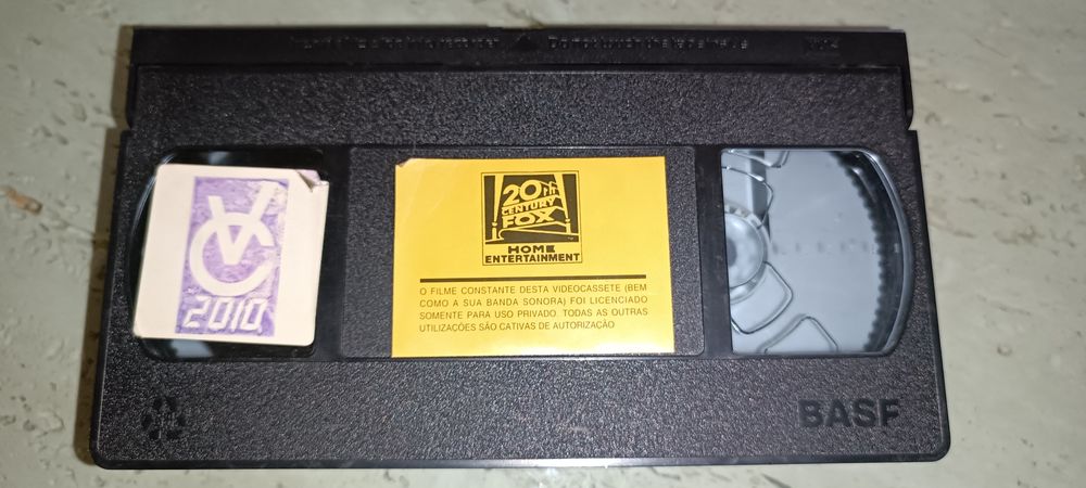 Antiga cassete vhs filme Alien o regresso