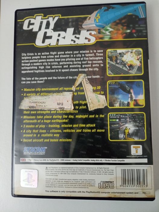 City Crisis - Jogo PS2 Playstation2