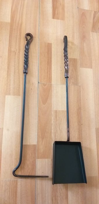 Камінний набір для виг-ння попілу(золи) (прилади для каміна)на стій