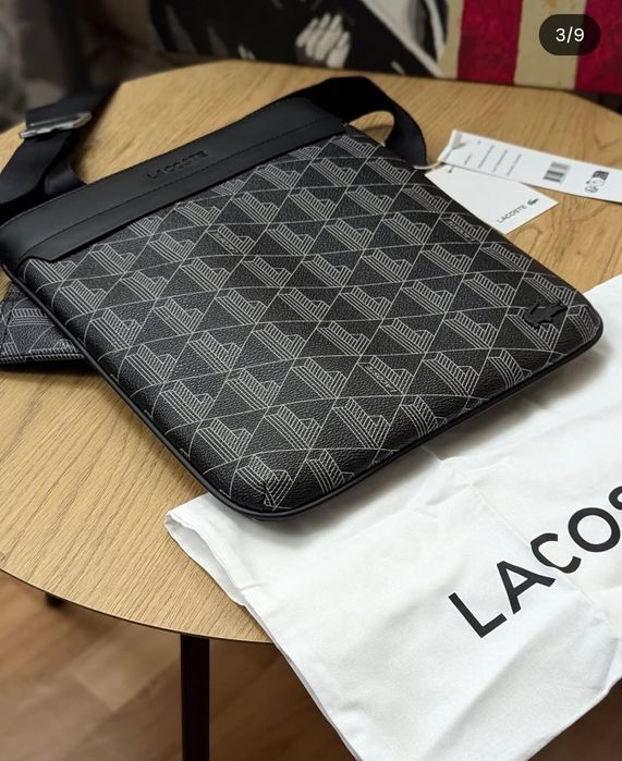 Нова монограмна сумка, месенджер Lacoste оригінал