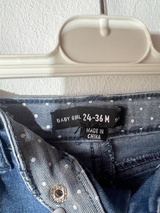 Calças de Ganga - para Menina 2/3 anos