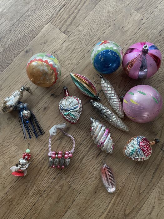 Bombki choinkowe prl stare