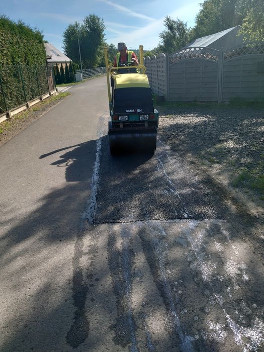 Koparko -ładowarka, prace, roboty ziemne, wynajem,