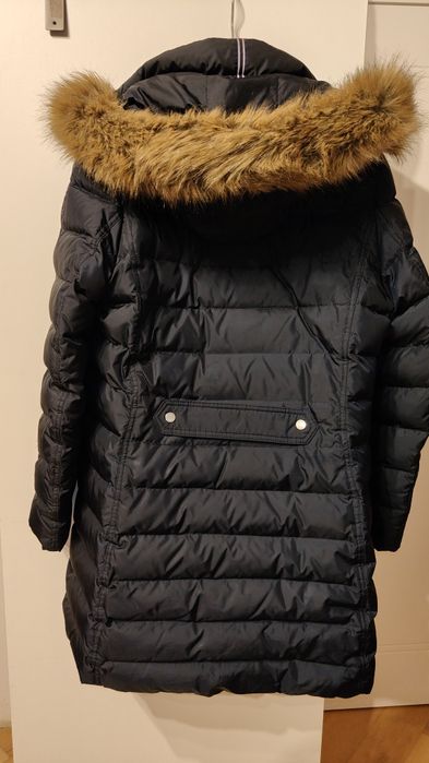 Tommy Hilfiger granatowy puchowy