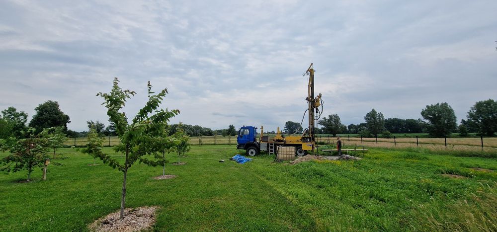 Wiercenie studni. odwierty pod pompe ciepła