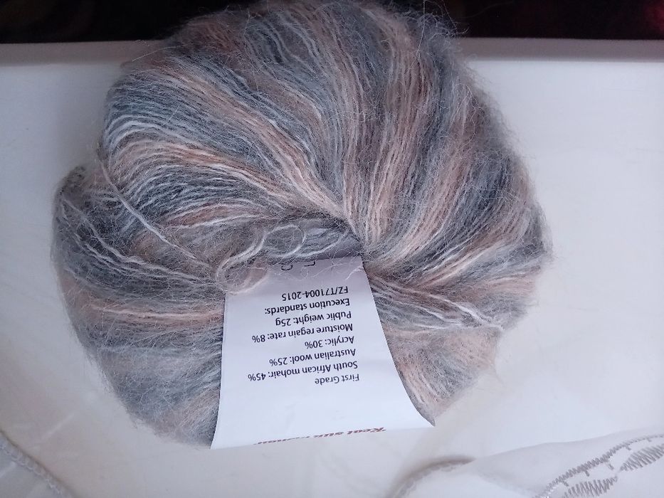 Włóczka gradientowa, moher 45%