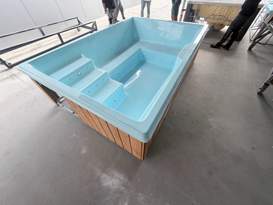 Basen 300 x 200 x 85 cm nowy filtracja oświetlenie jacuzzi basen balia