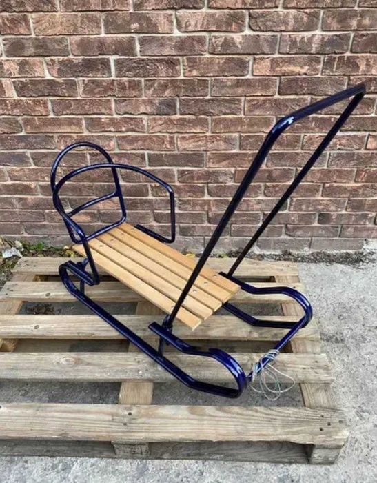 Королівські Сани сині Санки Королевские