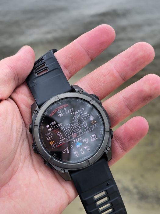 Смарт-годинник Garmin fenix 8 51mm AMOLED Sapphire Carbon Grey DLC wit