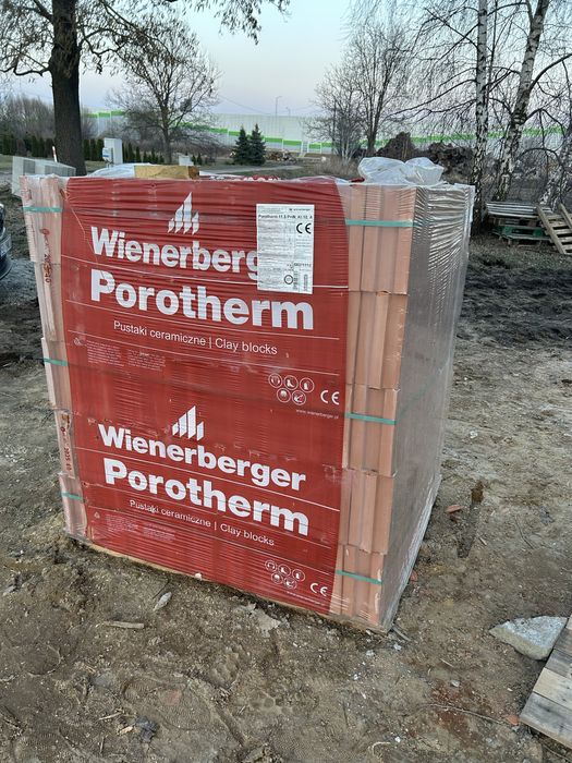Pustaki bloczki ceramiczne 11,5 Porotherm Wienerberger