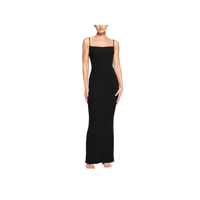 Сукня Skims Soft Lounge Long Slip Dress Onyx