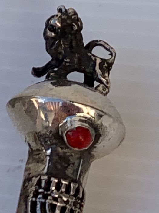 Ponteiro judaico para ler a Tora Século XIX , Prata