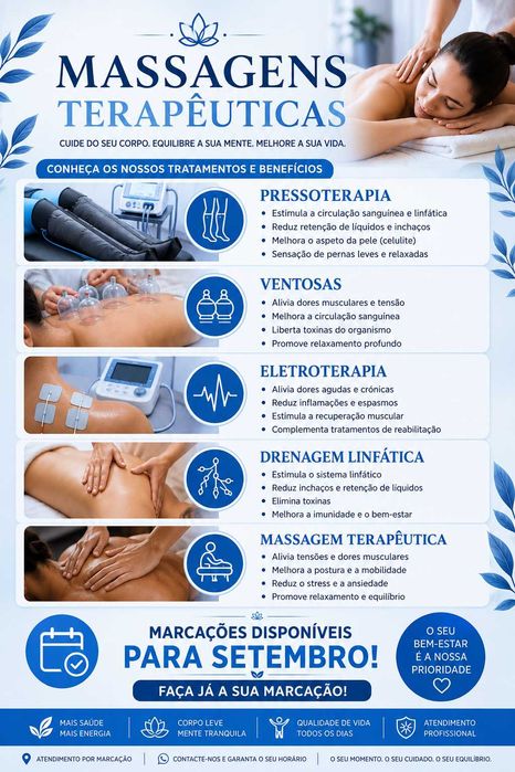 Massagista na área da fisioterapia