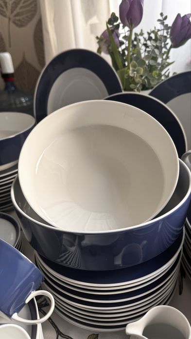 Rosenthal столовий чайний сервіз 99ел, розенталь, кобальт, вінтажний