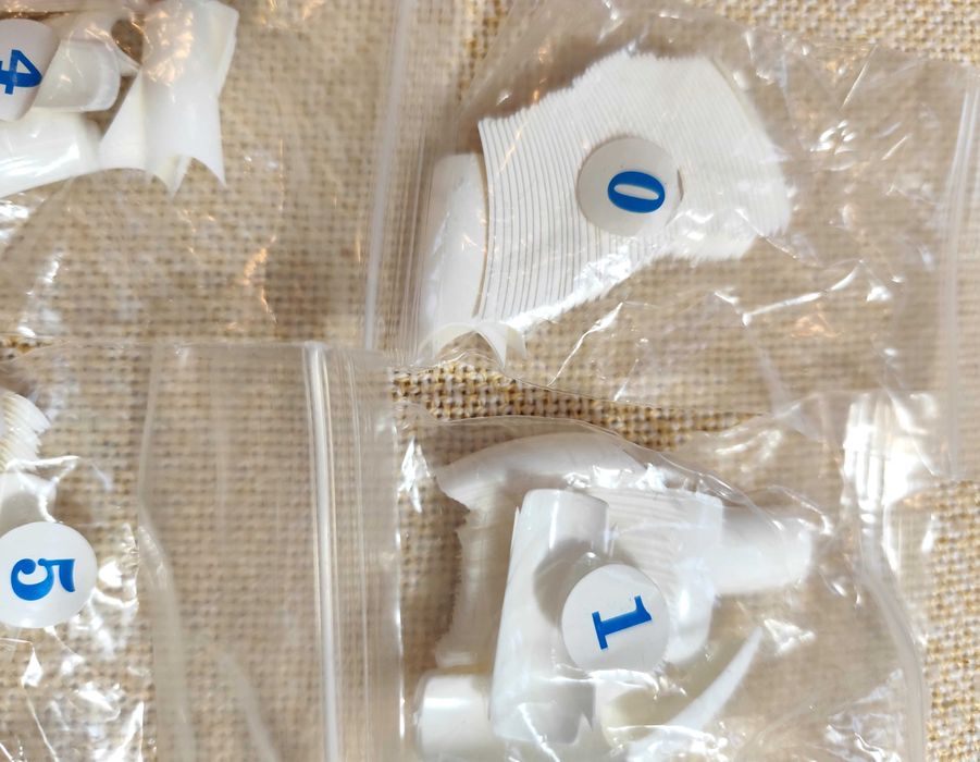 Tipsy do przedłużania paznokci opakowanie