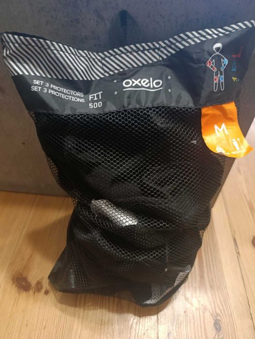 Zestaw 3 ochraniaczy Decathlon Oxelo Fit 500 roz. M