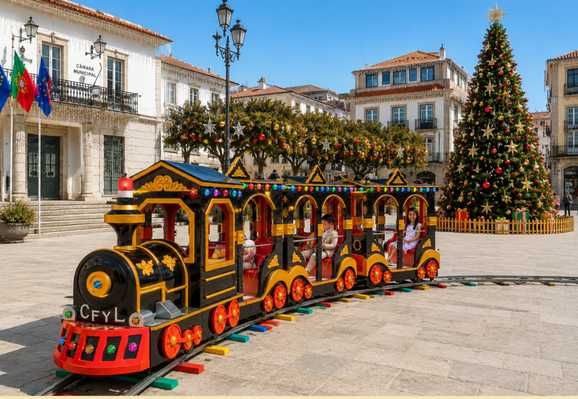 NATAL 2026- CARROSSEL PARISIENSE, COMBOIO SOB CARRIS, PISTA DE GELO, RAMPA DE SNOWTUBING, CANHÃO DE NEVE, PAI NATAL