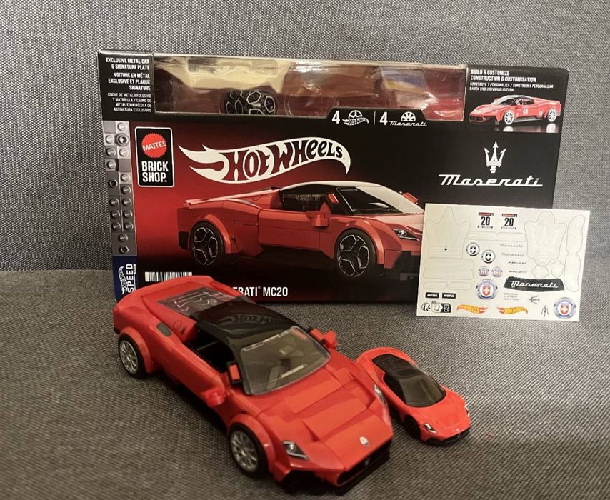 メルマッサ Конструктор Mattel Brick Shop Speed Maserati MC20 250 деталей