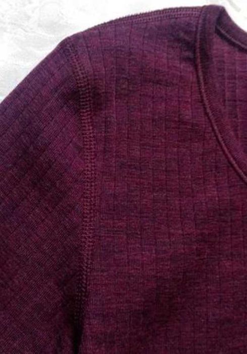 Новая 100% шерсть мериноса кофта лонгслив шерстяное термобелье вовна