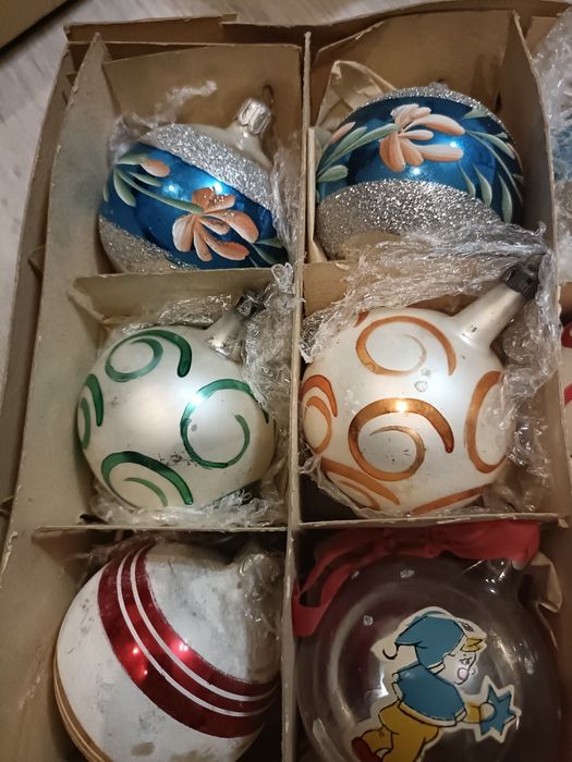 Bombki choinkowe prl B1