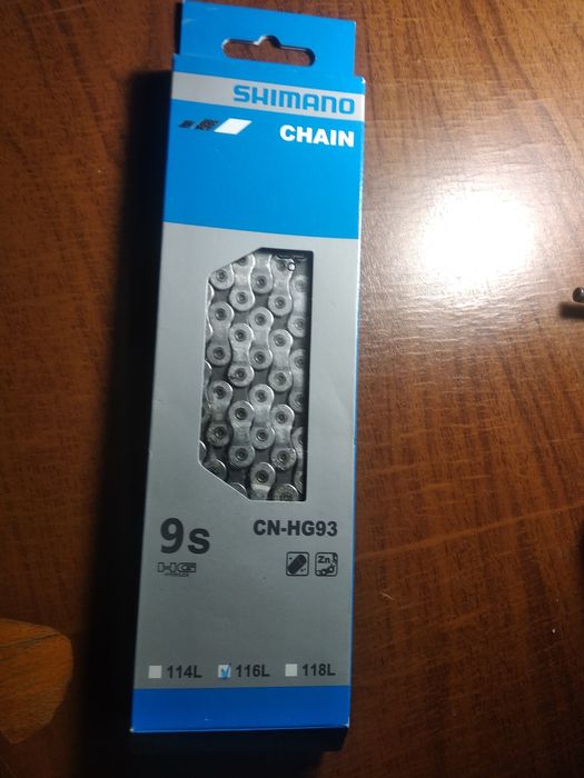 Велосипедная цепь Shimano Deore HG54 HG93 HG701 M6100 велосипед ланцюг