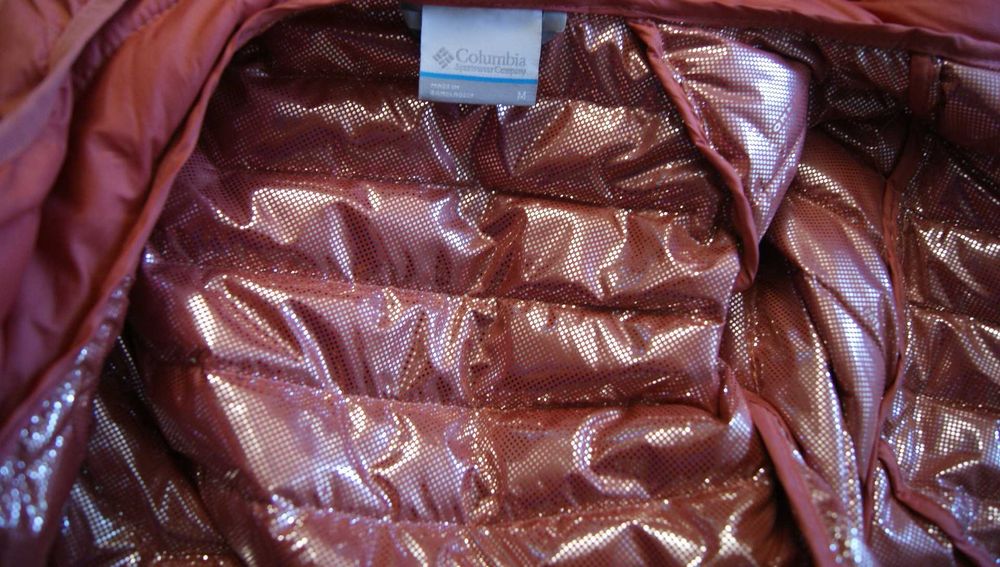 COLUMBIA ROZ.M Omni Heat ,pikowana kurtka dłuższa damska