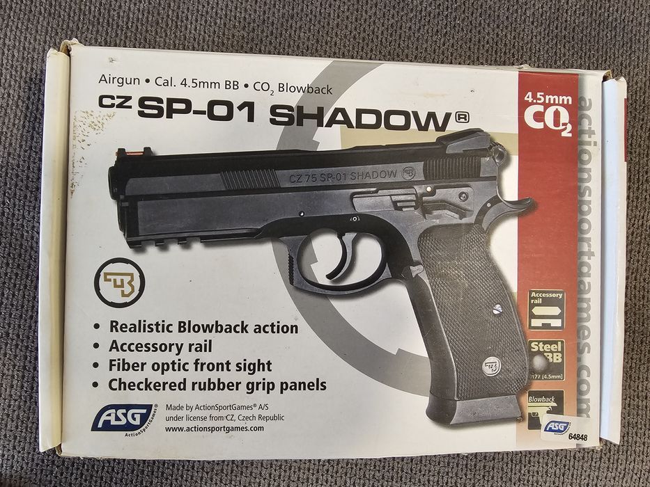 Pistola CO2 ASG Full metal CZ Shadow 01