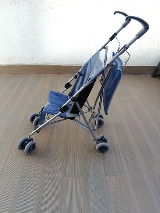 Carrinho de Bebé Compacto Comptine Azul Dobrável | Compact Foldable Comptine Blue Baby Stroller